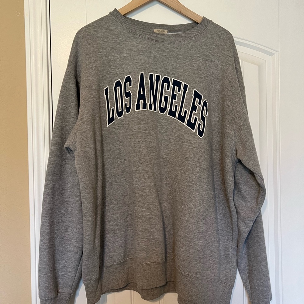 Gray brandy Melville sweatshirt